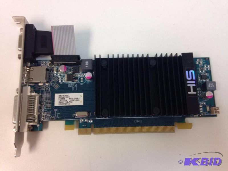 lot 18 image: HIS H545HO512 Radeon HD 5450 512MB 32-Bit DDR...