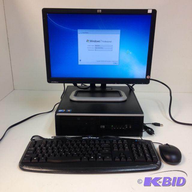 lot 2 image: Dell Compaq 8000 Elite Desktop Computer   Op...