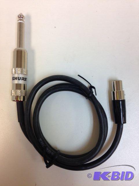 lot 21 image: NEW Shure Guitar Cable 4-Pin XLR Connector t...