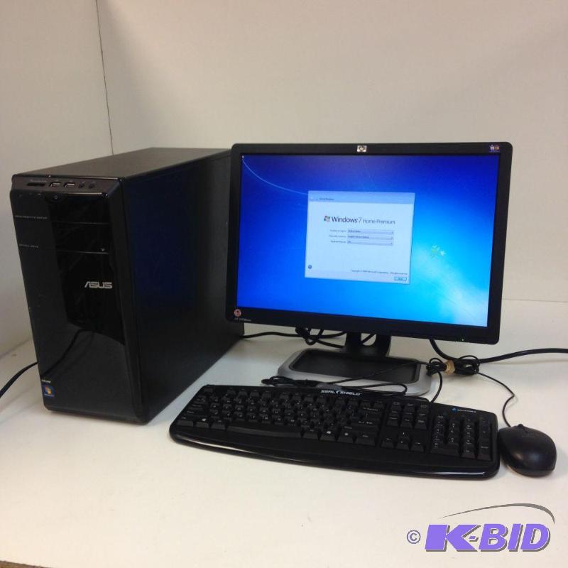 lot 3 image: Asus X2 220 Desktop Computer   Operating Sys...