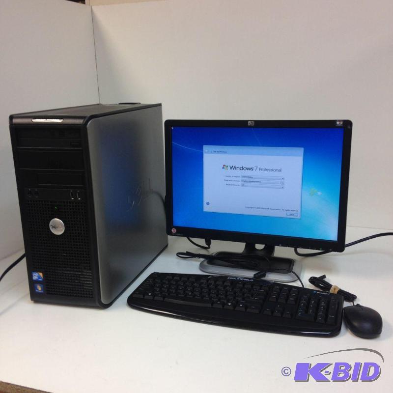 lot 4 image: Dell Optiplex 780 Desktop Computer   Process...