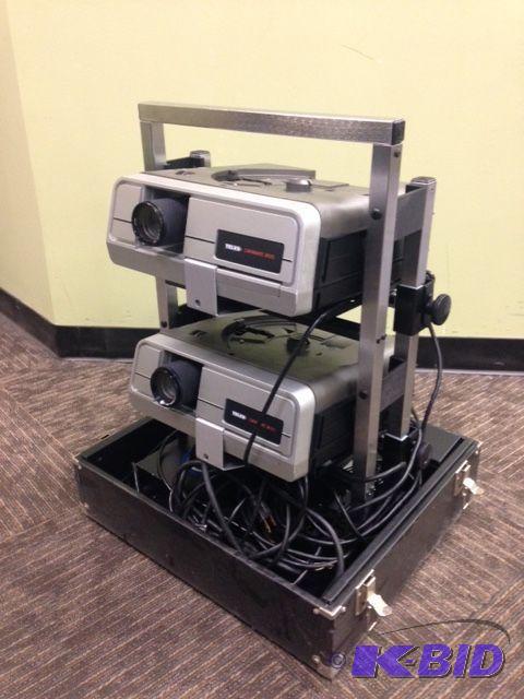 lot 8 image: Dual Telex Caramate 3100 Slide Projector Inc...