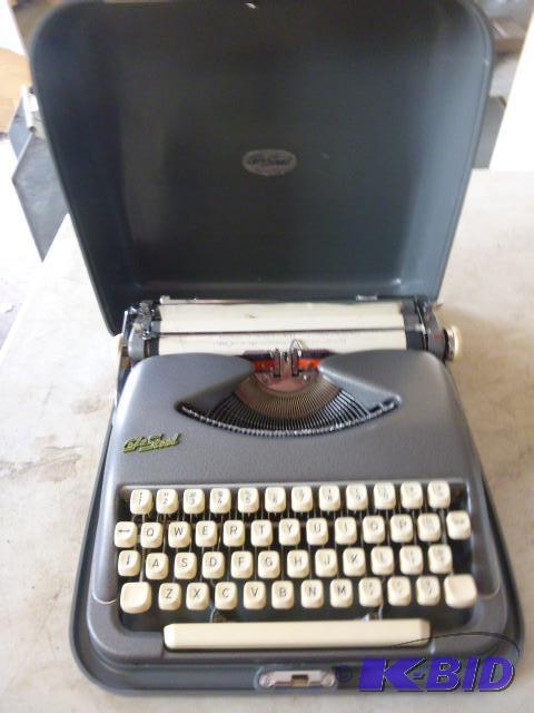 lot 107 image: Cole Steel Typewriter with Cover Works....