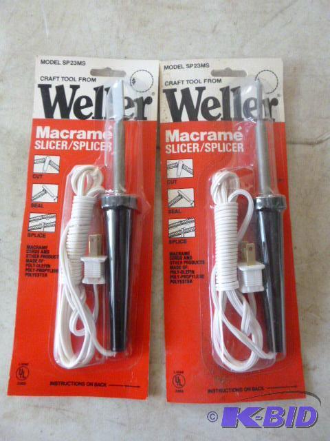 lot 115 image: 2 Weller Macrame SlicerSplicer Model SP23MS...