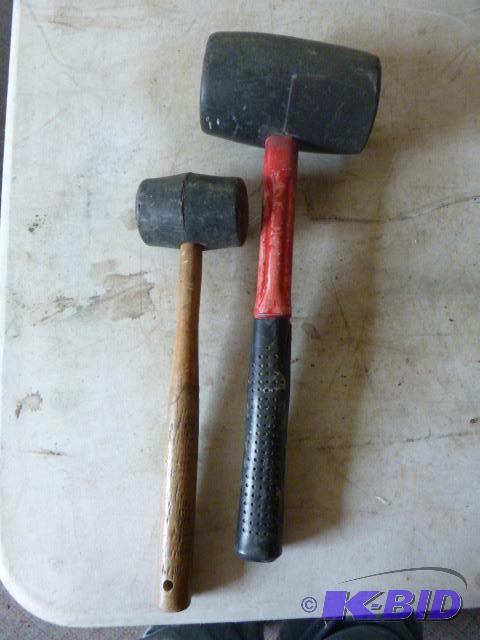 lot 132 image: 2 Rubber Mallets ...