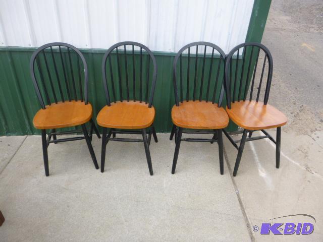 lot 145 image: 4 Dining Chairs...