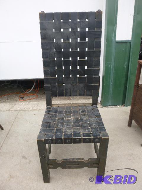 lot 148 image: High Back Chair...