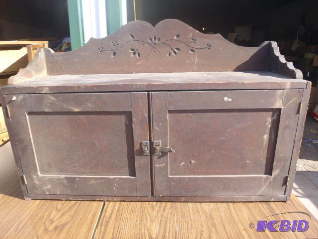 lot 158 image: Vintage Cabinet 22" X 34" X 11"...