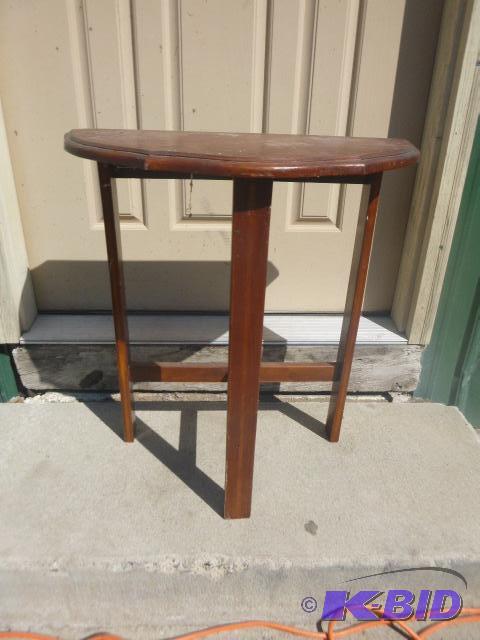 lot 166 image: Hall Table 25" X 24"...
