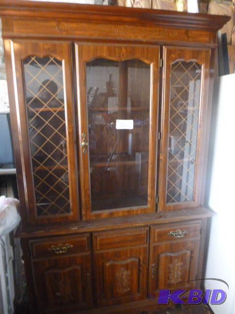lot 167 image: 2 Piece Hutch 78 12" X 50" X 16&qu...