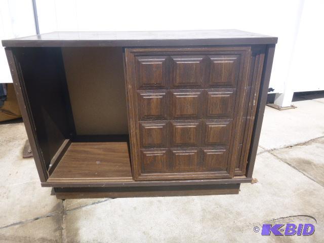 lot 176 image: Old Record Cabinet 23 12" X 30 12"...