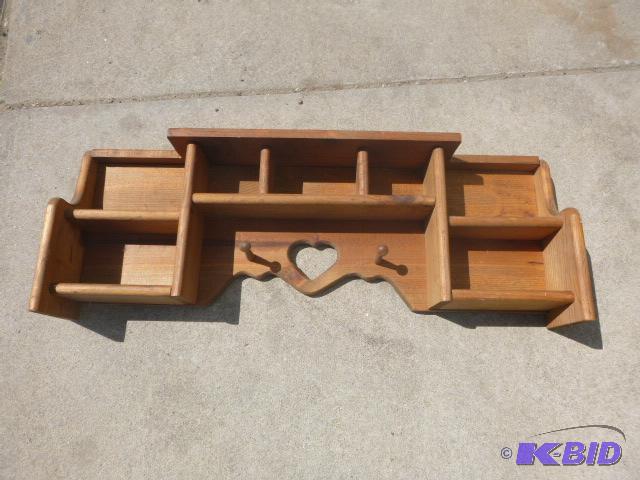 lot 181 image: Heart ShelfShadow Box...