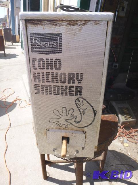lot 189 image: Sears Electric Coho Hickory Smoker Works....