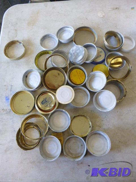 lot 27 image: Miscellaneous Jar Lids and Rings...