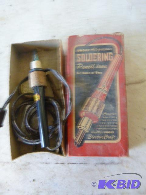 lot 39 image: Vintage Ungar All-Purpose Soldering Pencil Ir...