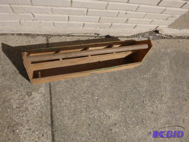 lot 7 image: 33" Wood Toolbox ...