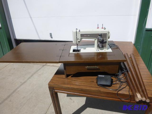 lot 74 image: Sears Kenmore Sewing Machine Model 158.14301...