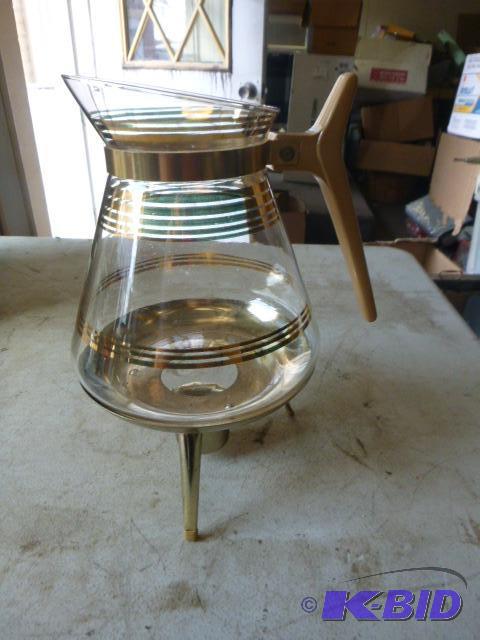 lot 9 image: Inland Glass Coffee Server with Warmer...