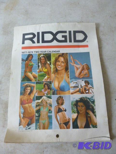 lot 91 image: Ridgid&nbsp1977-1978 Two Year Calendar...