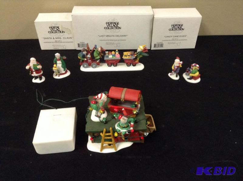 lot 100 image: Dept 56 Heritage Village Collection Accessories