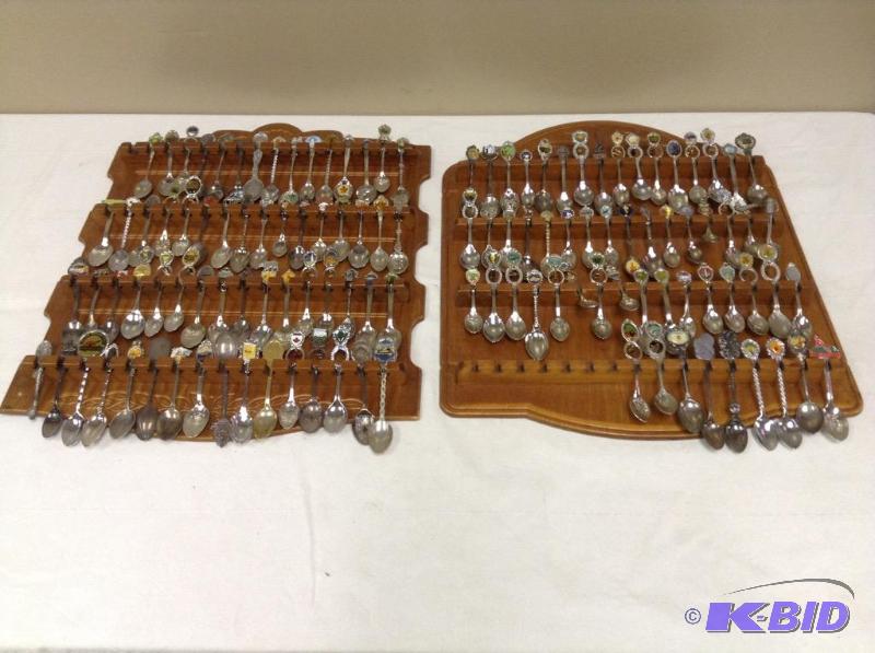 lot 123 image: Collection of Souvenir Spoons