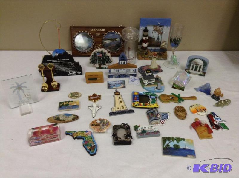 lot 146 image: Grouping of Travel Souvenirs