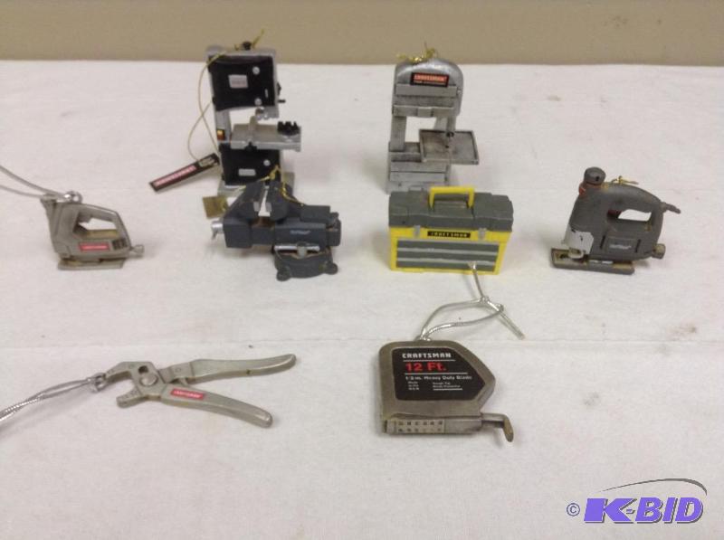 lot 60 image: Craftsman Power Tool Ornaments