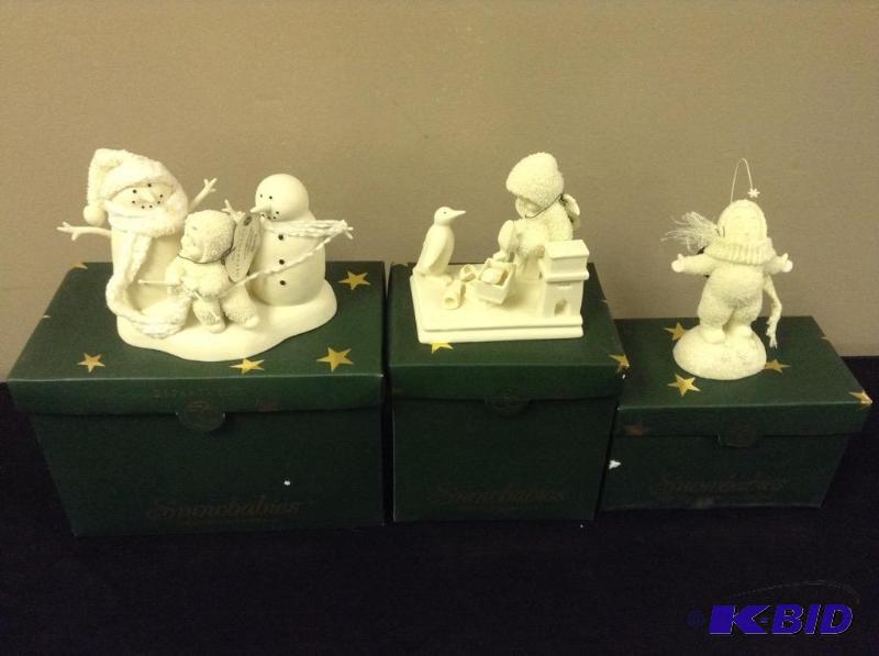 lot 69 image: 3 Snowbabies Figurines - 2003 & 2004
