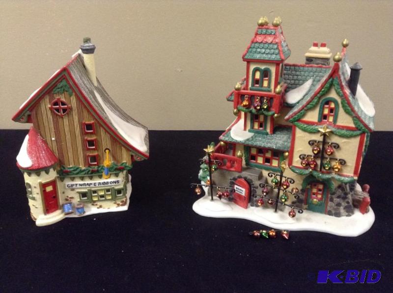 lot 76 image: 2 Dept 56 North Pole Houses