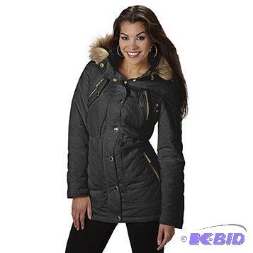 New Rocawear Misses Mid-Length Nylon Parka - ...