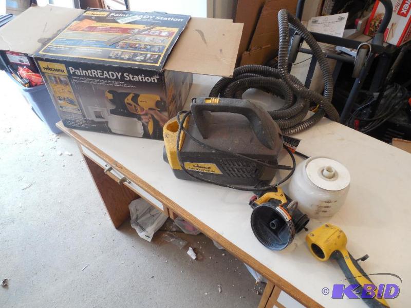 lot 10 image: Wagner Paint READY Station HVLP Sprayer