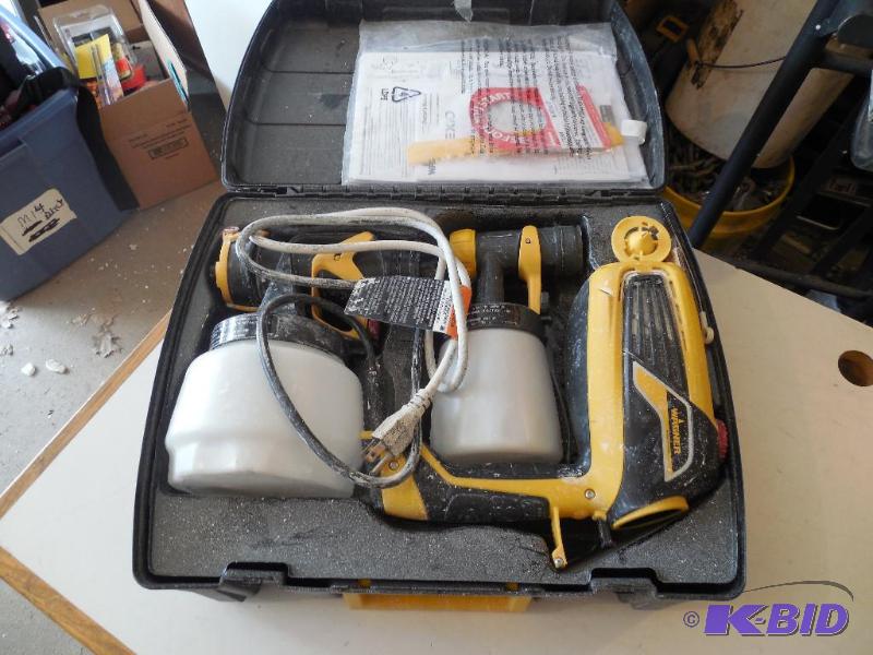 lot 11 image: Wagner Flexio 590 HVLP Paint Sprayer Kit