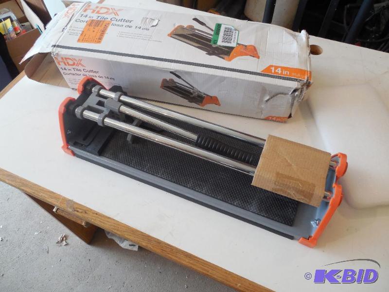 lot 15 image: 14 in. Rip Ceramic Tile Cutter