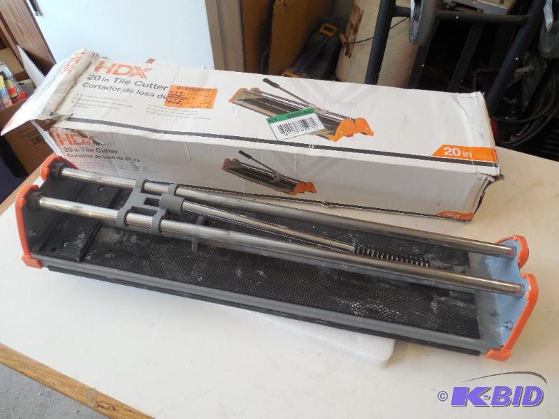 lot 17 image: 20 in. Rip Ceramic Tile Cutter