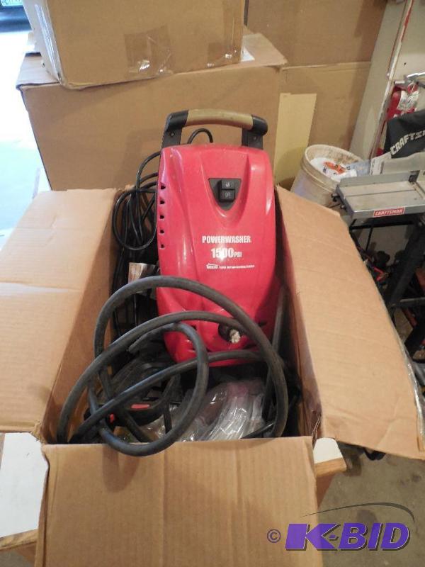 lot 20 image: Electric Pressure Washer 1500