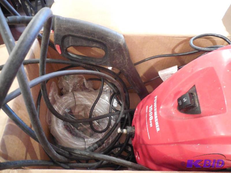 lot 21 image: Husky Electric Pressure Washer 1550