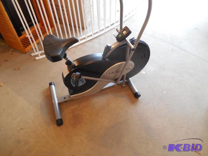 lot 42 image: LifeMax Body Flex Dual Action Fan Bike