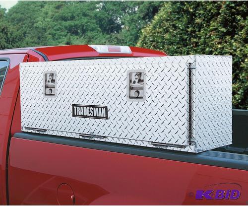 lot 49 image: New - Tradesman Top Mount Tool Box Diamond Plate