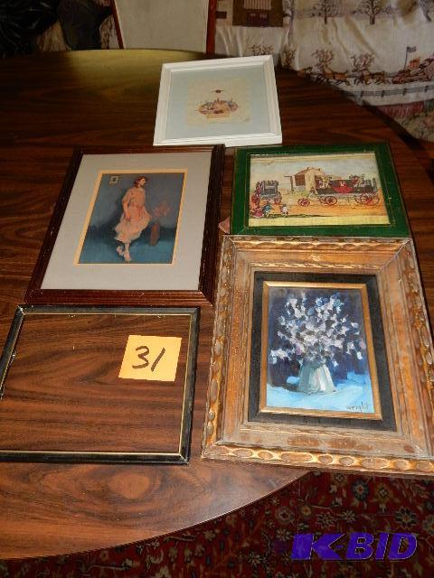 lot 31 image: 4 Pictures and Frame
