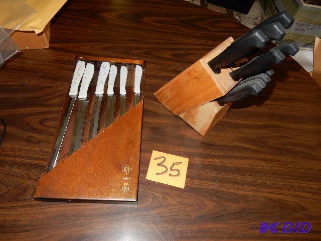 lot 35 image: 2 Knife Sets