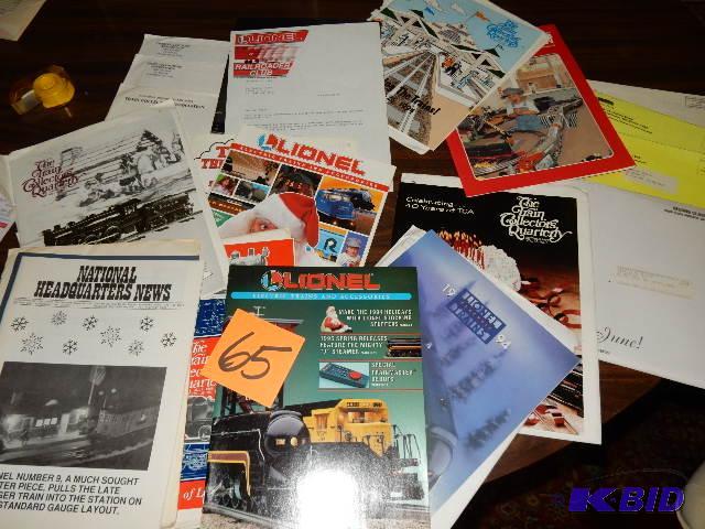 lot 65 image: Train Collectors Quarterlys and other publications