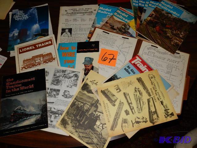 lot 67 image: Misc. Model Train Publications