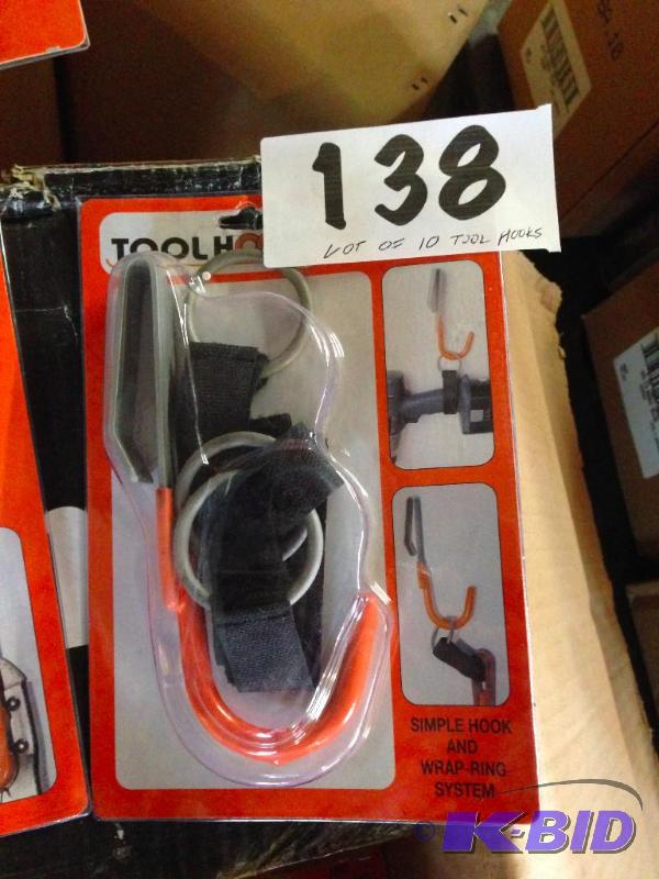 Lot of 10 Tool Hook holders. New in retail pa...