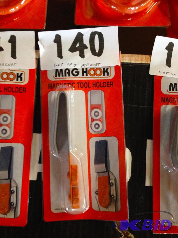 Lot of 5 magnet tool holders. New in retail p...