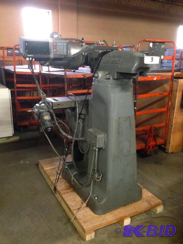 Bridgeport 1.5hp milling machine. 3 phase. So...