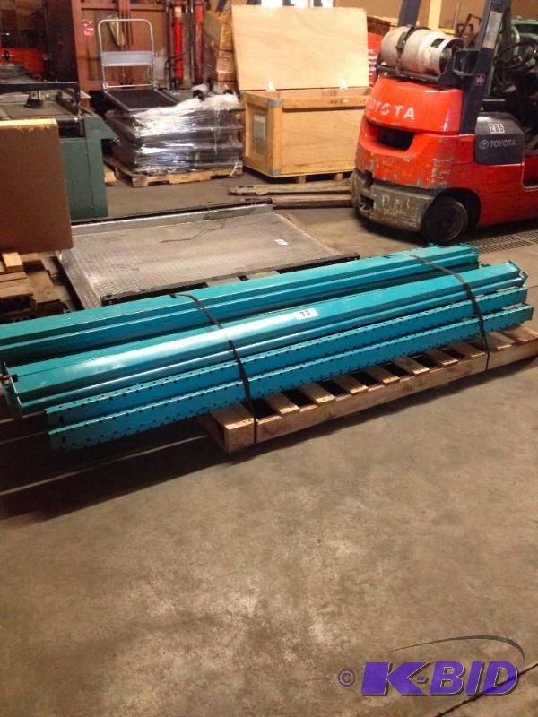 Lot of pallet racking uprights and beams....
