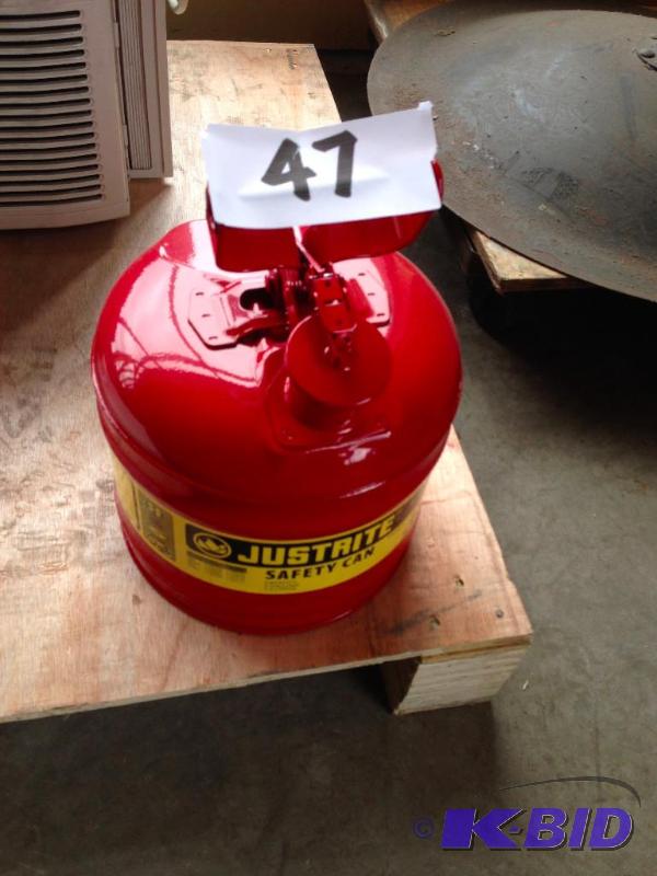 New Justrite safety gas can....