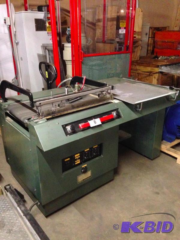 Weldtron L bar sealing table  work station w...