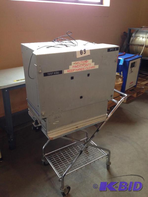 Electrical unit on folding cart....
