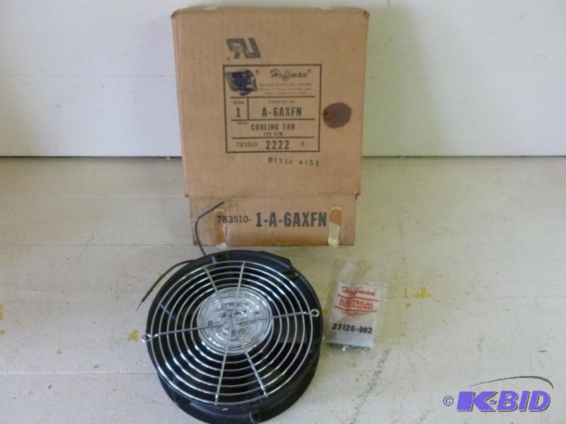 lot 120 image: Hoffman Engineering cooling fan motor part nu...